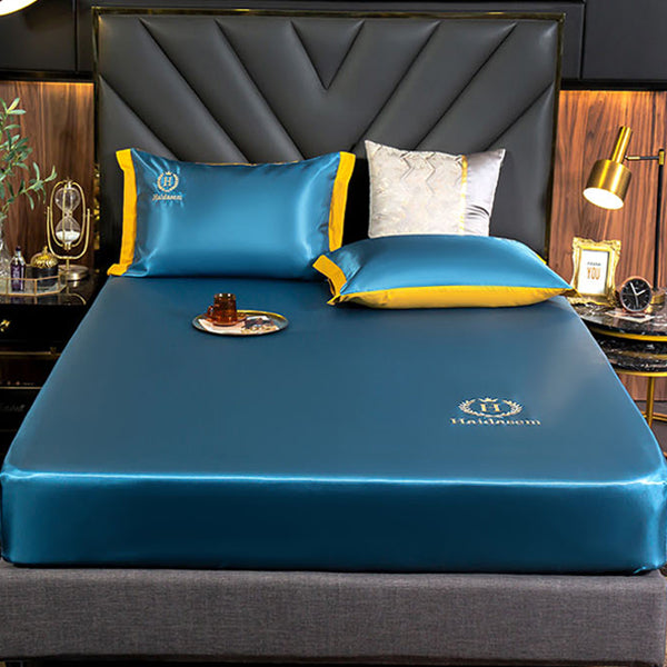 肌にやさしい マットレスカバー、枕カバ×2 3点セット 快眠にサポート