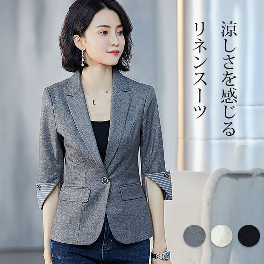 軽量7分袖 テーラードジャケット