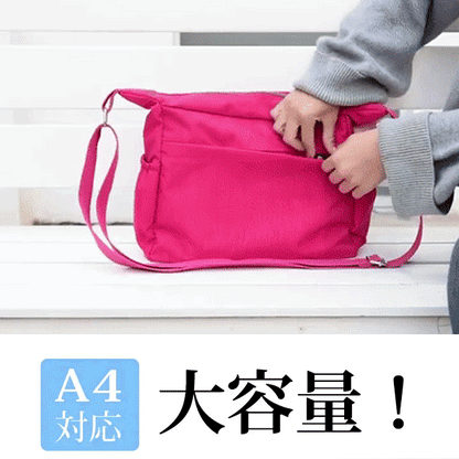 【ショルダーバッグ】お洒落な2wayバッグ 大容量　疲れにくい　お出かけを気楽にします。